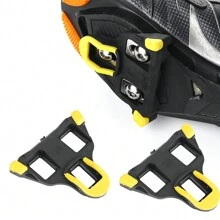 1 Pair Road Bike Specific Lock Pedals, Self-Locking Nylon Pedal Clips - Multicolor - View 3