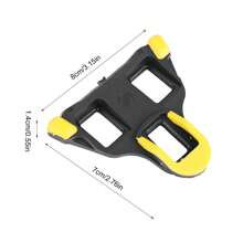 1 Pair Road Bike Specific Lock Pedals, Self-Locking Nylon Pedal Clips - Multicolor - View 6