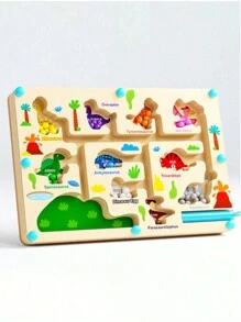 Children's Wooden Magnetic Color And Number Maze, Wooden Color Classification Maze, Wooden Color Matching Learning Counting Puzzle Board, Montessori Counting Matching Game Color Classification Board, Montessori Fine Motor Skills Toys, Magnetic Toys, Magnetic Games. Suitable For Children Aged 3+,Magnet Toy,Magnet Games,Labyrinth,Magnet Game,Montessori Toys,Magnetic Game,Montessori Toys,Magnetic Board,Magnetic Toys - Multicolor - View 12