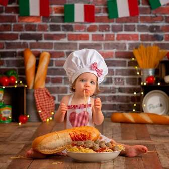 2pcs/Set Newborn Baby Photography Prop Baby Chef Outfits Chef Hat Apron Set Infant Baby Chef Costume Newborn Photo Outfit Baby Shower Easter Gift Things For Girls/Boys