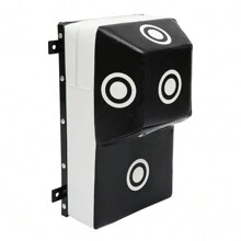 LOYALHEARTDY Wall Mount Uppercut BoxingTraining Punching Target, MMA Training Punching, With Marking Points Punching Target - Black +White - View 3