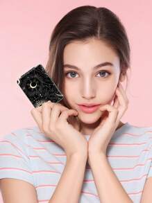 1 chiếc Gương trang điểm cầm tay Constellation Goddess Series, Gương cầm tay siêu mỏng nhẹ có thể gập lại tiện lợi. Thép không gỉ chất lượng mạ bạc, Khung mạ điện nano, Chi tiết tinh tế Thích hợp cho nhiều dịp khác nhau và mọi người. Gương bỏ túi vuông có thể gập lại với các yếu tố Constellation Goddess cổ điển. - Nhiều màu - Xem 4