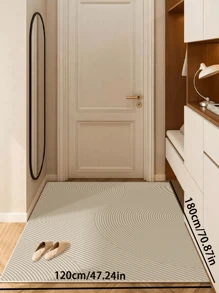 1PC Modern Simple Living Room Carpet, Suitable For Bedroom Office Children's Room, Entry Mat, Soundproof Non-Slip Can Be Machine Washable Easy To Take Care Of Room Decoration Home Rug Gifts Birthday Graduation - Traditional Chinese - View 5