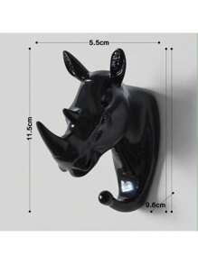 1 件，金色鹿头收纳架 - 多功能壁架，带钥匙架和创意衣架，适用于家居装饰 - 金色 - 查看 24