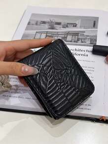 女士个性化口红包化妆品收纳包化妆品收纳袋迷你小袋旅行小化妆盒配件化妆品架刷子包化妆品容器化妆包旅行必需品女士配件旅行用品 - 黑色 - 查看 4