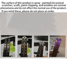 1 pieza Estilo aleatorio, Peine con forma de mariposa plegable, Cepillo de práctica de cuchillo de entrenamiento para principiantes, Juguete de cuchillo de lanzamiento, Cuchillo, Juguetes, Juguetes antiestrés, Navaja mariposa, Cuchillo pequeño - Multicolor - Ver 10