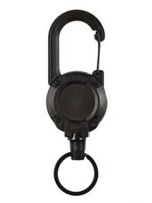 Anti-Theft Tactical Retractable Key Chain With Outdoor Automatic Retractable Wire Rope - Multicolor - View 1