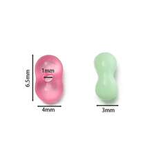 100/200 Hạt Acrylic Hình Quả Đậu Phộng - Hạt Rời Tách Biệt Dùng Làm Trang Sức Tự Làm - Vật Dụng Nghệ Thuật & Thủ Công - Nhiều màu - Xem 2