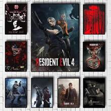 1 tấm áp phích nghệ thuật treo tường không khung áp phích trò chơi phim cổ điển nóng bỏng tranh vải canvas in HD hình ảnh nghệ thuật treo tường cho phòng chơi game trang trí nhà quà tặng vải canvas không khung - Nhiều màu - Xem 2