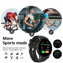 Smartwatch Esportivo, Chamadas Sem Fio, Lembretes de Informações, Reprodução de Música, Relógio Esportivo Multifuncional - Relógio inteligente - Visão 6