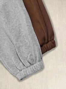New Women's 2 Pieces Set Thermal Lined Casual Drawstring Sports Trousers Home Clothes Women's Sports Trousers Pajamas Autumn And Winter Warm Pants Suitable For Home Warmth Outdoor Sports Gatherings