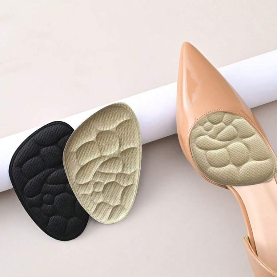 前掌垫，可调节鞋码，防滑鞋垫，半鞋垫，可切割，减震，适用于运动鞋，高跟鞋等鞋子 - 膚色 - 查看 1