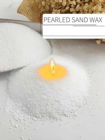 100/500/1000g DIY handgemaakte parelzandwas, ijsbloemwas, witte zandschilderwaskorrel, voor drijvende kunstkaars, aromatherapiekaarsen, feestsfeer, huwelijkszegeningen, decoratie van de sfeer van het paar., kamerdecoratie, geschenken