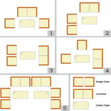 Outdoor Table & Chair Sets - Black - View 7