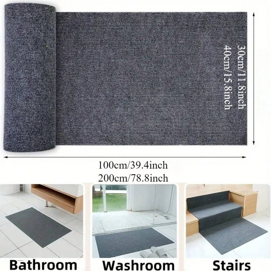 DIY SelfAdhesive Carpet Tile, Freely Trim & Combine, Cat Paw Pattern