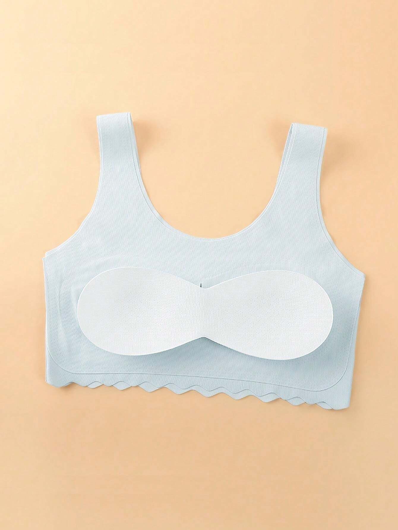 Teen Girls' Sports Seamless Bra With Removable Padding Bras For Girls