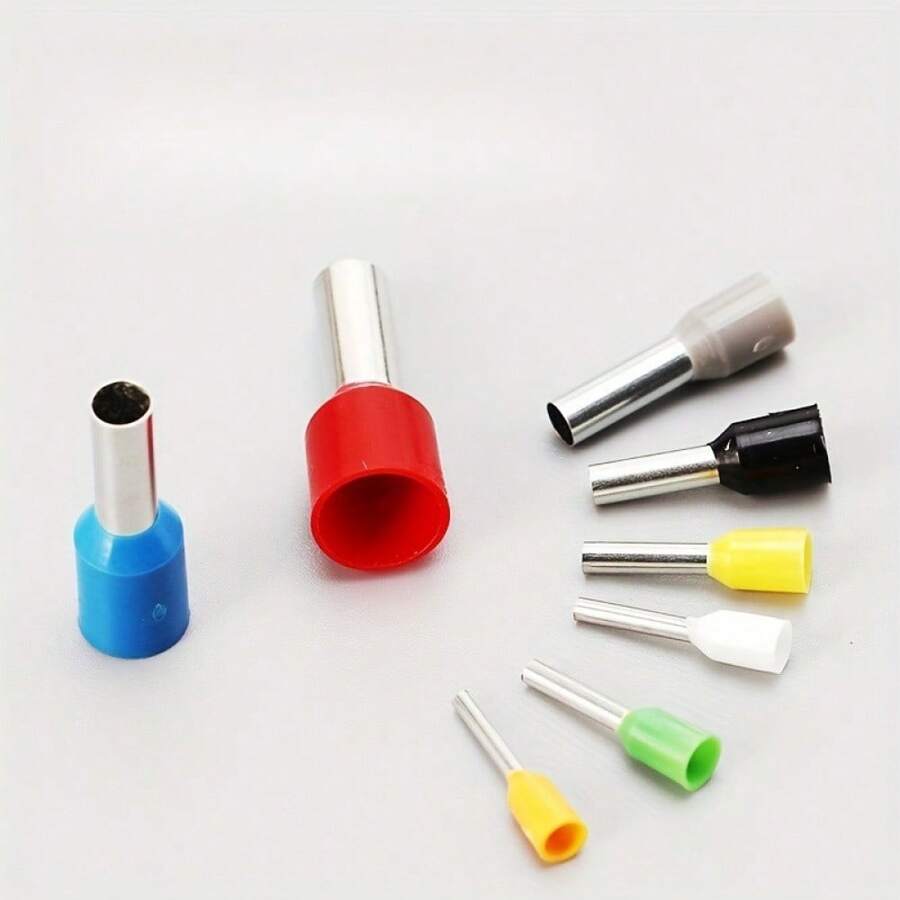 1000pcs Insulated Terminals Crimping Terminals Wire Connectors, E0508
