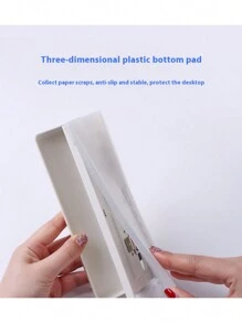 1个可调节6孔A7打孔器 - 活页会计用纸打孔器，适用于办公室和学生文具