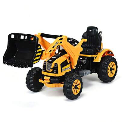 Lifezeal Kids Ride On Excavator Truck 12V Battery Powered Front Loader Digger