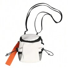 男士单肩包迷你手机袋时尚斜挎包新款百搭尼龙面料休闲设计情侣款中国新年情人节礼物春夏假期旅行 - 彩色 - 查看 13