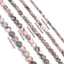 4/6/8/10/12mm 1 Strand Natural Pink Opal Beads,Smooth Round Bead Beautiful Healing Stones Natural Rose Pink Color Opal Gemstone Bead Jewelry Making DIY Bracelet