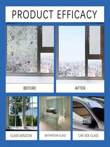 玻璃泡沫清洁剂 清除油污翻新日常护理玻璃清洁喷雾；新旧包随机发货 - 彩色 - 查看 6