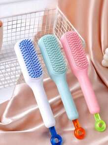 1 chiếc lược chải tóc ma thuật dạng ống lồng, lược massage chống tĩnh điện đặc biệt dùng khi đi du lịch, lược chải tóc màu macaron dành cho nữ, lược massage chống tĩnh điện, lược chải tóc ma thuật có thể tháo rời bằng túi khí, lược chải tóc mềm mượt tại nhà, lược massage dạng ống lồng di động, dùng cho gia đình, trường học, du lịch, tiệm cắt tóc - Nhiều màu - Xem 11