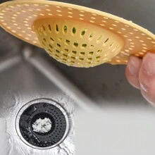 5 cái/10 cái Lưới lọc bồn rửa nhà bếp gia dụng, Lưới lọc bồn rửa, Lưới lọc chống tắc nghẽn cặn nhà bếp, Cống thoát nước sàn phòng tắm, Chất liệu nhựa cứng - Nhiều màu - Xem 4