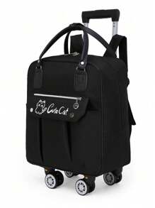 (Bánh xe có thể tháo rời) Balo có bánh xe, Vali xách tay dung tích lớn có thể gấp lại, Túi du lịch có bánh xe có thể tháo rời dành cho học sinh - Nhiều màu - Xem 2