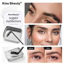 Kiss Beauty 眉毛造型香皂，清新持久，自然无色透明眉毛定型 - 無色 - 查看 2