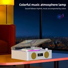 Desktop Portable CD Player With Wireless App & Remote Control, Supports CD/CD-R/CD-RW/MP3/WAV Formats, Perfect Gift For Boys, Girls, Co-Workers, Friends And Family