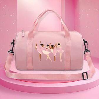 1 Pc, Lightweight Nylon Dance Handbag - Adjustable Shoulder Straps, Fashion Shoulder Crossbody Bag, Suitable For Ballet Dancers Yoga, Travel And Daily Commuting