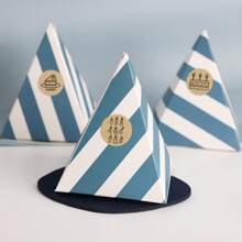 500 张/卷 感谢你陪我过生日贴纸，牛皮纸烘焙生日贴纸，礼品包装，物品装饰，派对装饰贴纸 - 彩色 - 查看 8