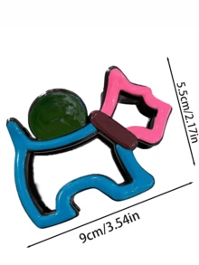 可爱时尚小狗爪子发夹，适合日常和派对佩戴，万圣节和圣诞节礼物发饰 - 彩色 - 查看 7