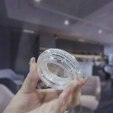 1PCBling Bling 白钻胶囊瓶，旅行便携迷你药盒，亚克力胶囊瓶，美容霜化妆品包装瓶，闪亮收纳盒，适用于美容院、家庭、酒店等场所 - 多色 - 查看 4