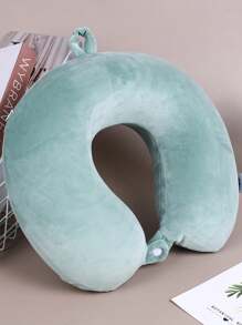 Cuscino da collo a forma di U in memory foam, caldo e confortevole, supporto per il collo, portatile per studenti, adulti, aereo, ufficio, auto