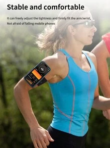 1 Giá đỡ điện thoại đa chức năng di động cho cánh tay/cổ tay - màu đen - Xem 7