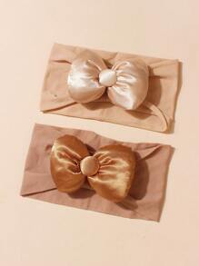 2 băng đô màu cà phê dễ thương cho bé, thoáng khí giữ ấm hàng ngày - Nhiều màu - Xem 1