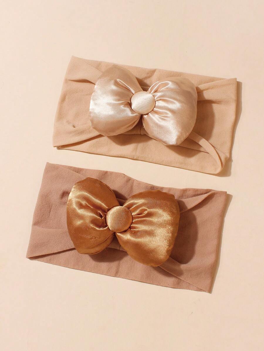 2 băng đô màu cà phê dễ thương cho bé, thoáng khí giữ ấm hàng ngày - Nhiều màu - Xem 1