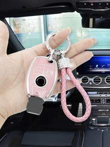 时尚水晶钥匙扣 + 防震钥匙扣支架 适用于梅赛德斯-奔驰 C/GLA200/G300/G350/GLE320/GL/ML/V/Viano/Vito - 均碼 - 查看 11