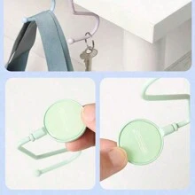 1 件莫兰迪色学生书桌挂钩书包挂钩，防损粘性壁挂挂钩，适用于教室 - 多色 - 查看 7