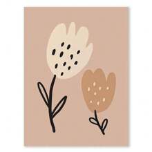 1 件婴儿可爱鹅豹熊樱桃蝴蝶墙壁艺术海报北欧帆布画和版画墙壁画儿童房装饰无框架 - 彩色 - 查看 25