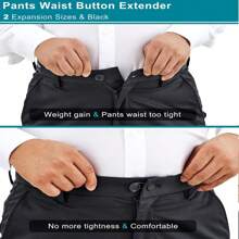 1/2/3/12pcs Button Extender With 1pc Storage Box, 3 Colors, Multi-Size Adjustable Elastic Waist Band Extender, Plastic Material (Color Random) - Multicolor - View 6