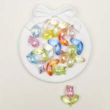 20 hạt lá tulip acrylic nhiều màu/gói, vật liệu làm đồ trang sức tự làm thích hợp cho hoa tai, vòng tay, vòng cổ, móc điện thoại, móc chìa khóa - Nhiều màu - Xem 5