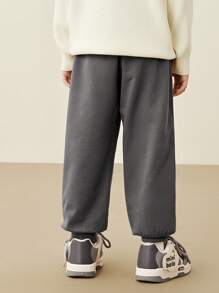 mini bala Locker geschnittene lange Hosen für Jungen und Mädchen, neu 2024 Herbst, verstellbar - Teeasche - Übersicht 3