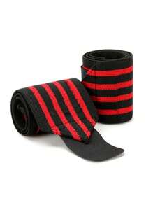 1 Striped Polyamide Sports Wristband, High Elasticity And Adjustable To Prevent Sprains