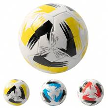 1 quả bóng đá PVC nhiều màu, cỡ 5, thích hợp cho các hoạt động thể thao ngoài trời và trong nhà, chống thủng, thiết kế cổ điển - Món quà thể thao hoàn hảo cho bạn bè và gia đình - Nhiều màu - Xem 3