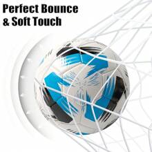 1 quả bóng đá PVC nhiều màu, cỡ 5, thích hợp cho các hoạt động thể thao ngoài trời và trong nhà, chống thủng, thiết kế cổ điển - Món quà thể thao hoàn hảo cho bạn bè và gia đình - Nhiều màu - Xem 9