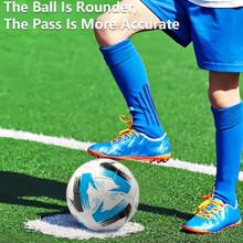 1 quả bóng đá PVC nhiều màu, cỡ 5, thích hợp cho các hoạt động thể thao ngoài trời và trong nhà, chống thủng, thiết kế cổ điển - Món quà thể thao hoàn hảo cho bạn bè và gia đình - Nhiều màu - Xem 7