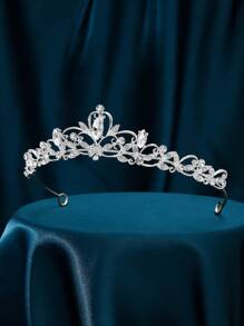 1 件时尚精致的女士花形皇冠，简约独特的设计，展现优雅魅力。如春花般绽放，散发迷人光彩。非常适合婚礼或派对。 - 彩色 - 查看 7